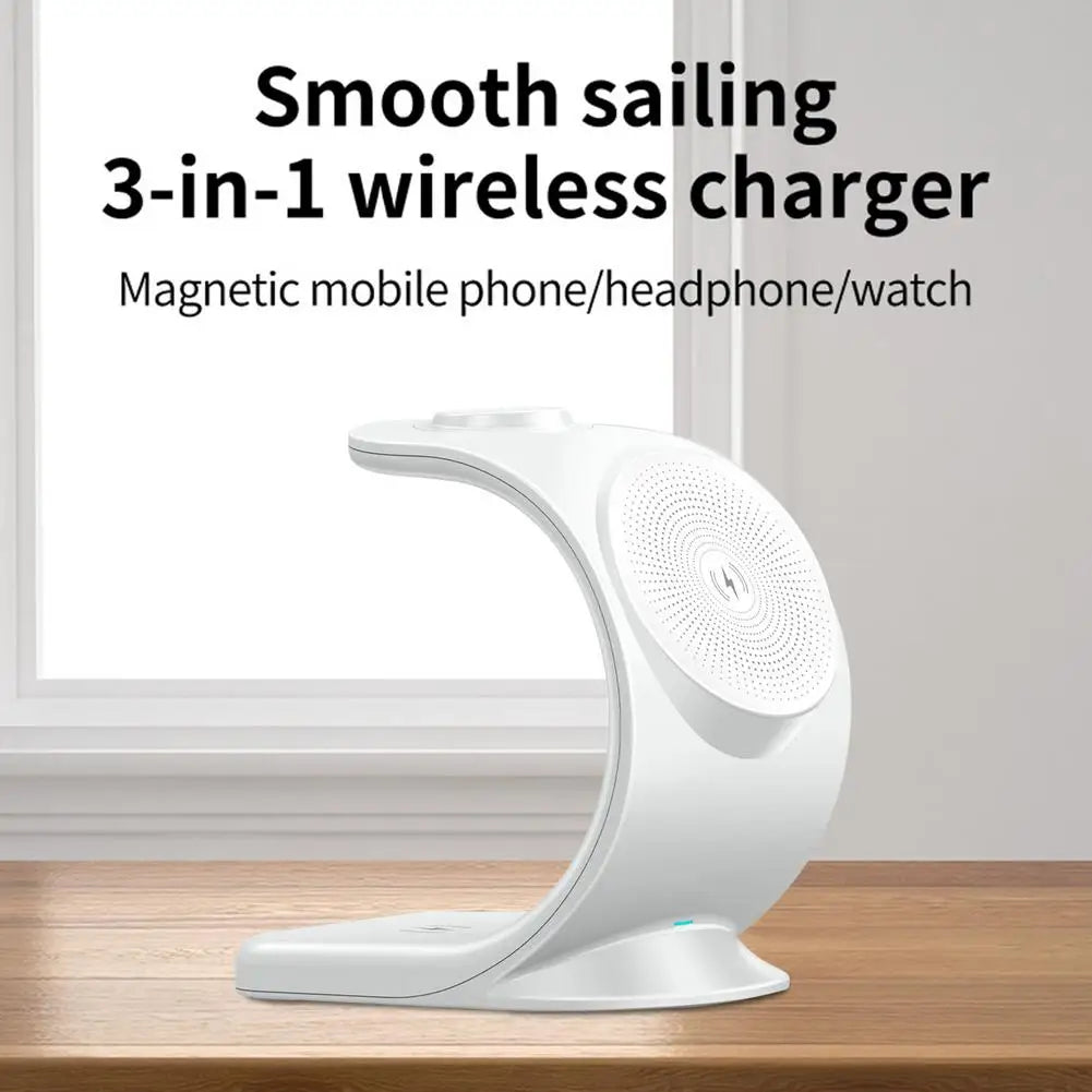 3 in 1 Magnetic Wireless Charger .