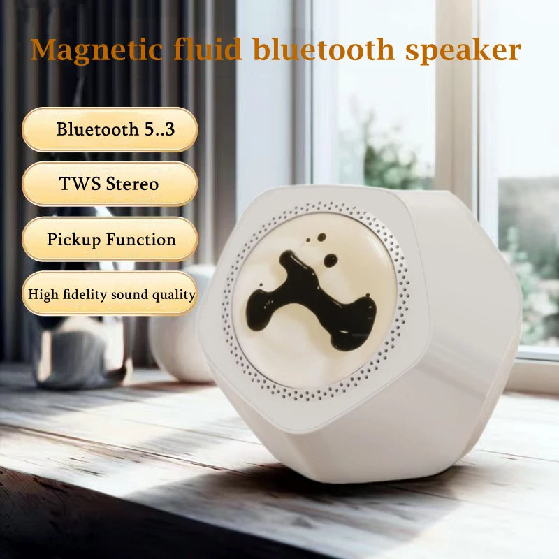 Alto-falante Bluetooth com fluido magnético