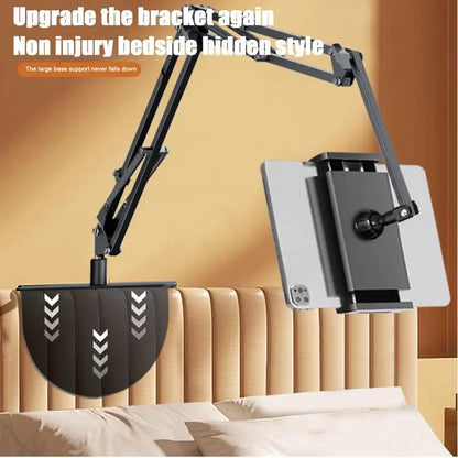 Retractable Hidden Bedside Phone Tablet Holder .