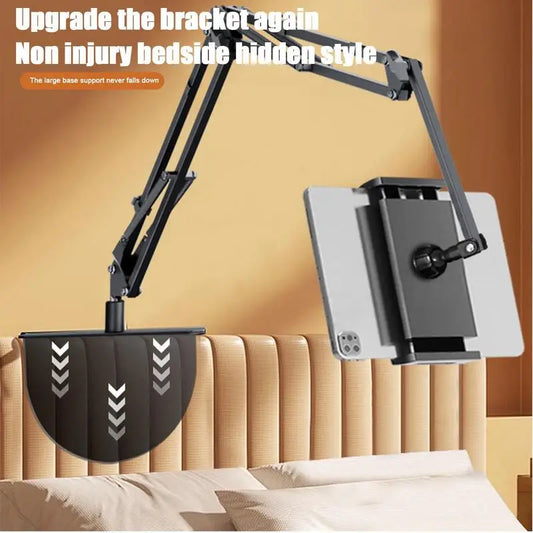 Retractable Hidden Bedside Phone Tablet Holder .