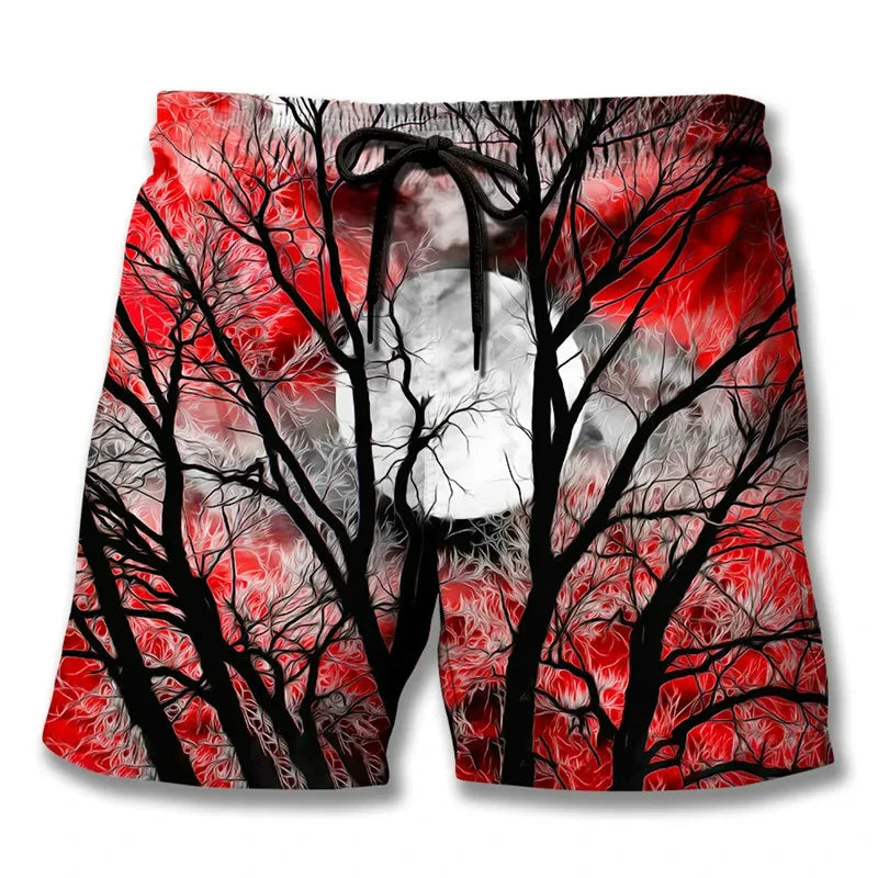 Shorts casuais soltos masculinos