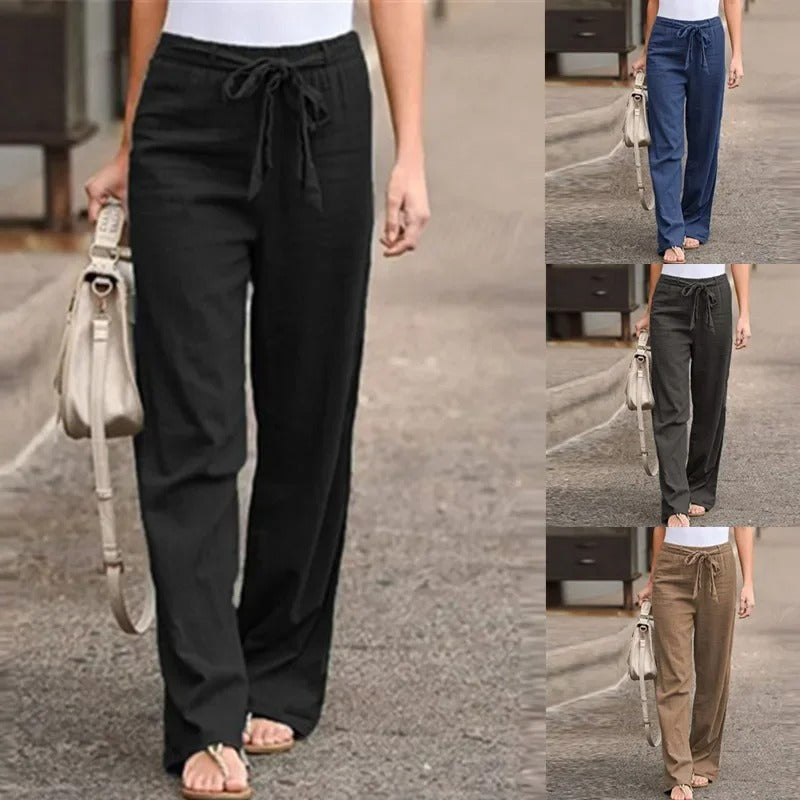 Women's Cotton Linen Pants .