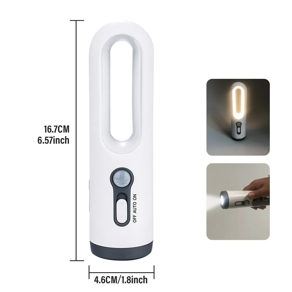 Luz noturna com sensor de movimento LED 2 em 1