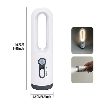 Luz noturna com sensor de movimento LED 2 em 1