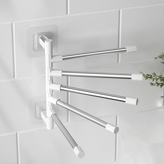 Punch-Free Bathroom Bath Towel Holder .