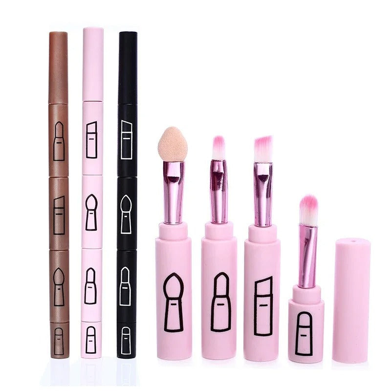 4-in-1 Makeup Brush Set .