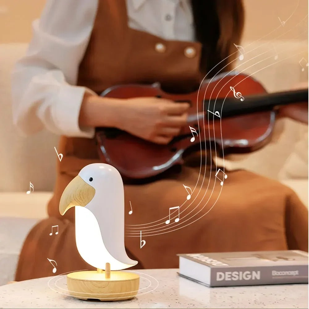 Bird Night Light Wireless Speaker .