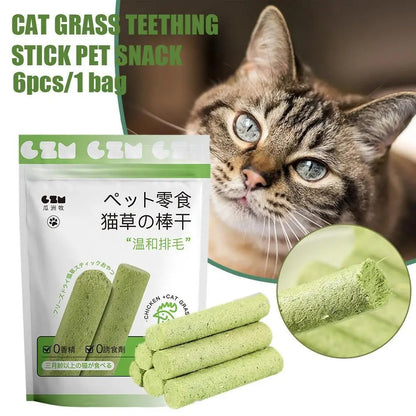 Cat Grass Teething Stick .