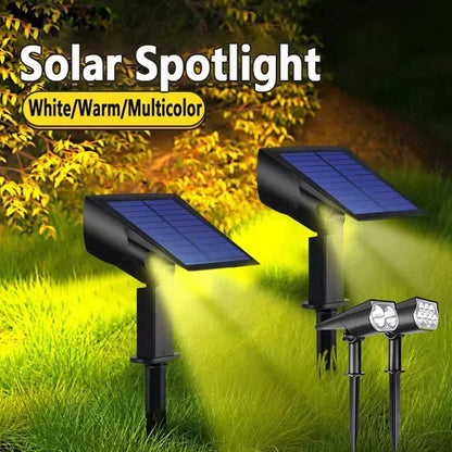 Outdoor LED Solar Spotlights .