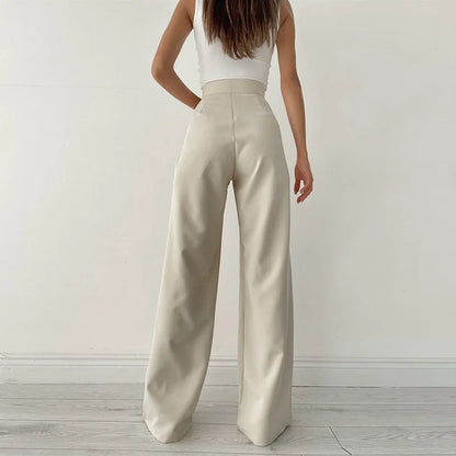 Chic Wide-Leg Pants .