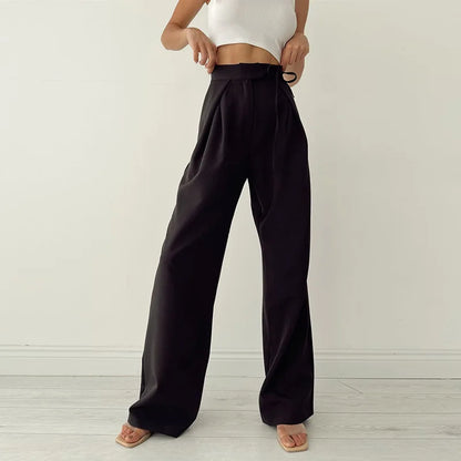 Chic Wide-Leg Pants .