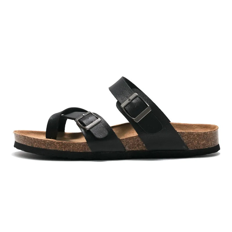 Buckle Strap Sandals .