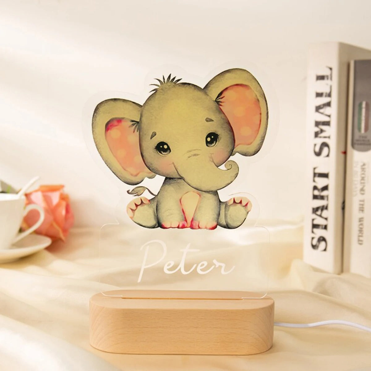 Personalized Baby Night Light .