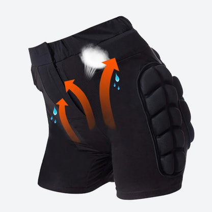 Shorts acolchoados de proteção 3D