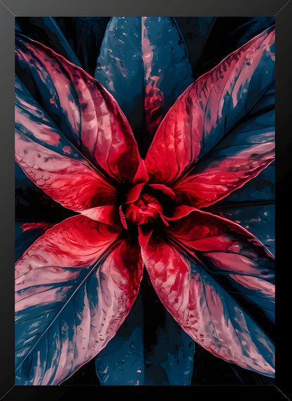 Quadro Alta Resolução- Flor No Crepusculo (30x40)com Moldura