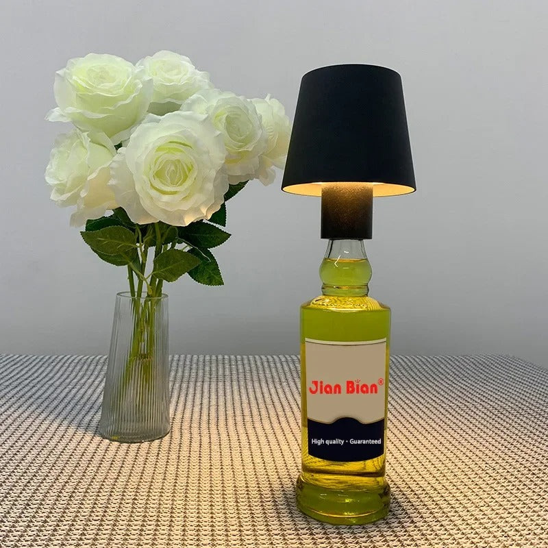 LED Wine Bottle Lamp .