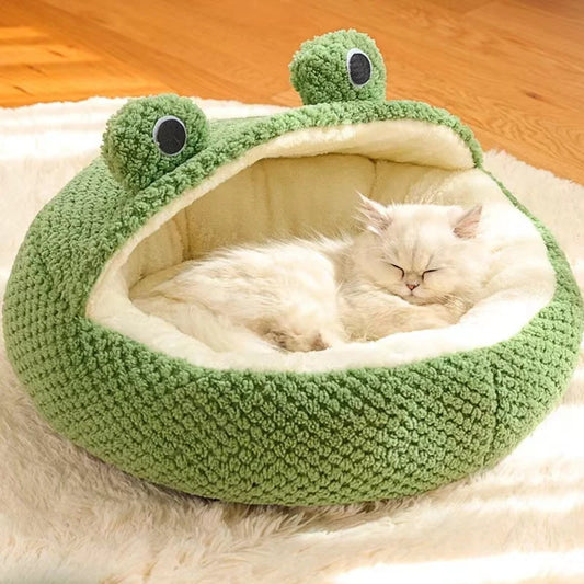 Frog Shape Pet Bed .