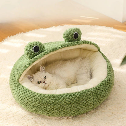 Frog Shape Pet Bed .