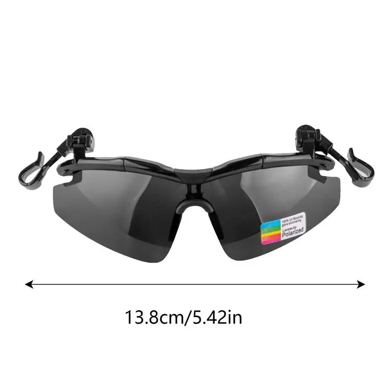 Clip on Hat Polarized Sunglasses .