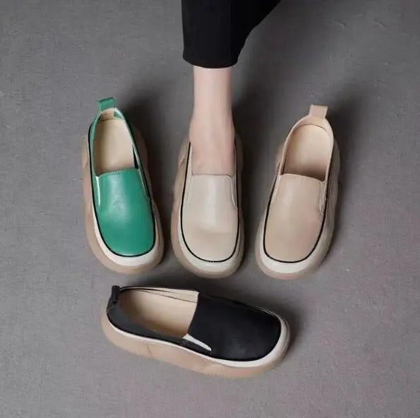 Women's Round Head Fashion Shoes .