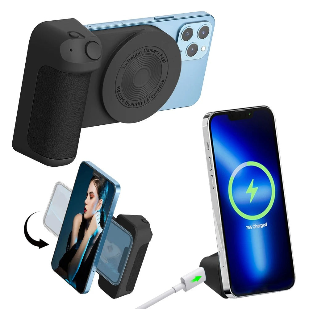 Magnetic Camera Handle Selfie Holder .