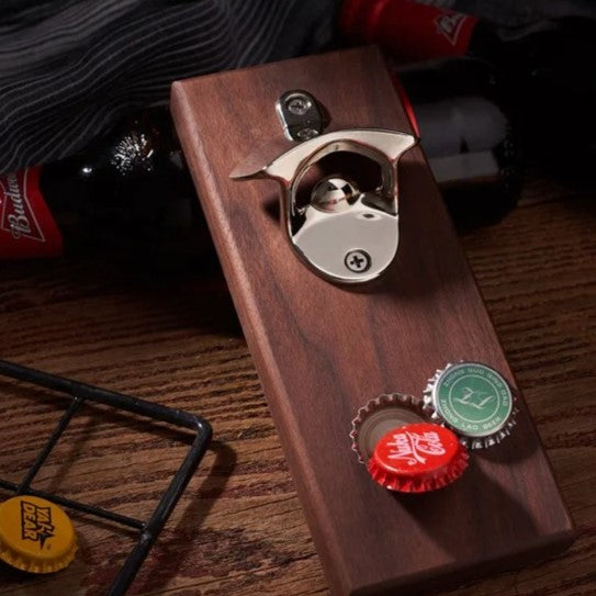 Wall Mounted Magnet Beer Bottle Opener .