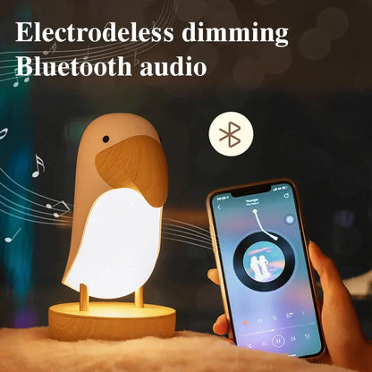 Bird Night Light Wireless Speaker .