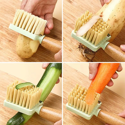 Multifunctional Fruit Vegetable Cleaning Brush .