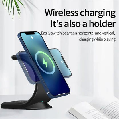 3 in 1 Magnetic Wireless Charger .