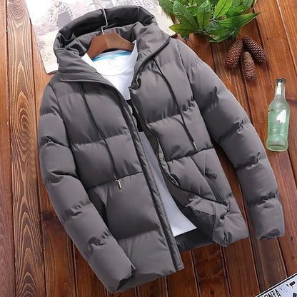 Men Winter Overcoat .