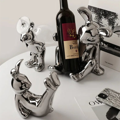 Rabbit Wine Rack .