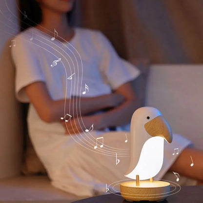 Bird Night Light Wireless Speaker .