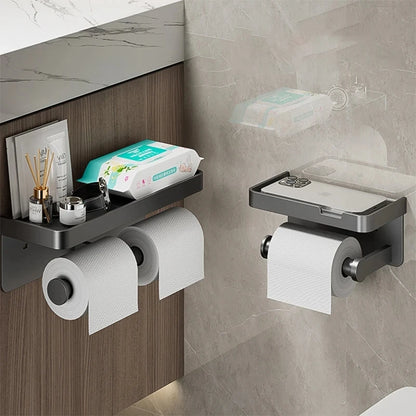 Aluminum Toilet Paper Holder .