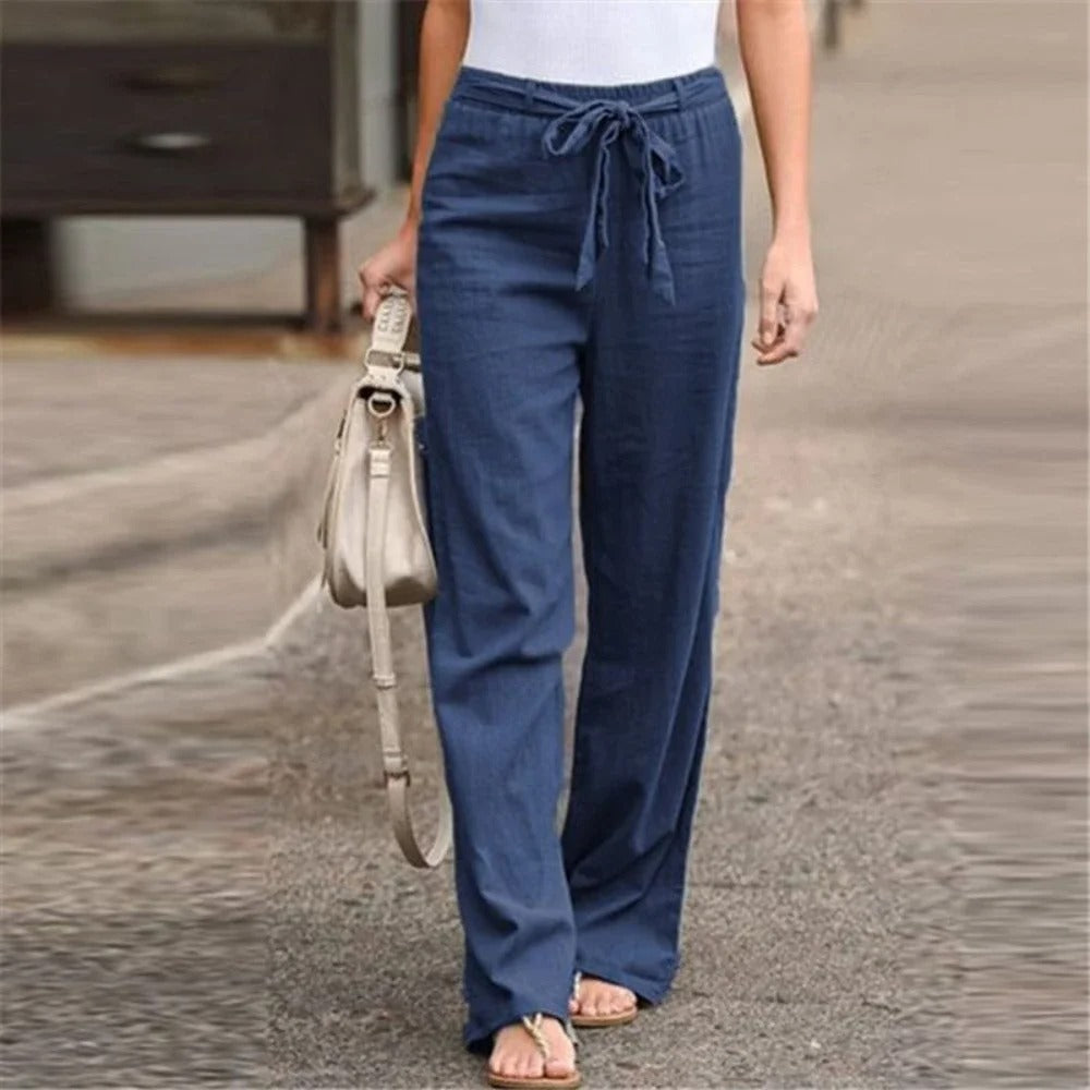 Women's Cotton Linen Pants .