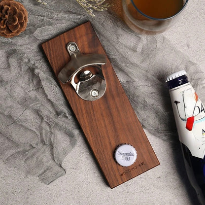 Wall Mounted Magnet Beer Bottle Opener .