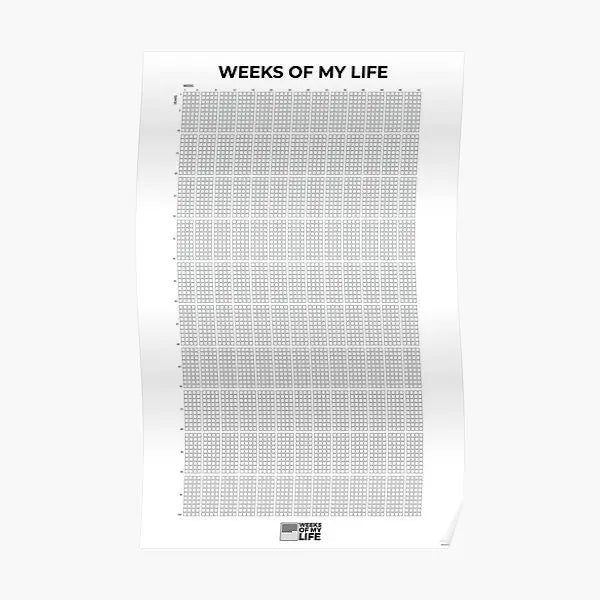 My Life In Weeks Poster .