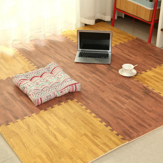 Flooring Wood Puzzle Mat .