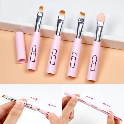 4-in-1 Makeup Brush Set .