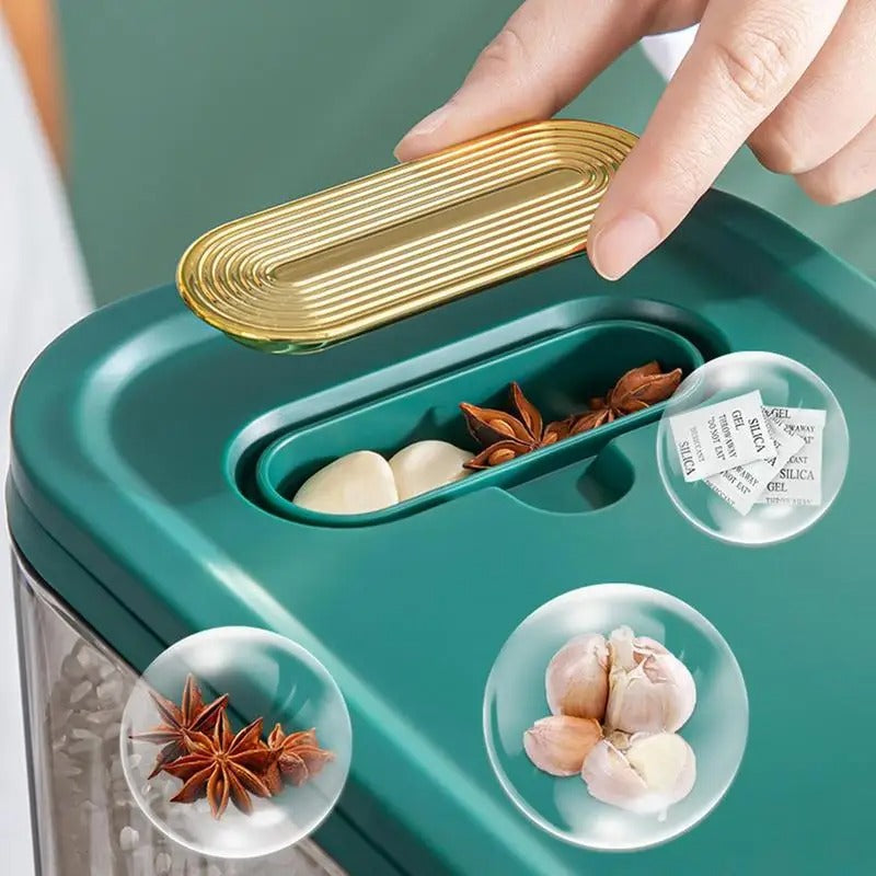 Rice Grain Container Jar .