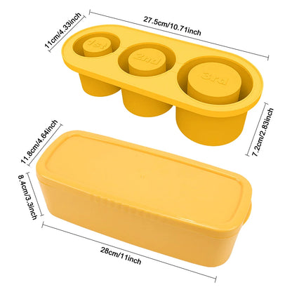 Moldes para cubos de gelo de cilindro oco