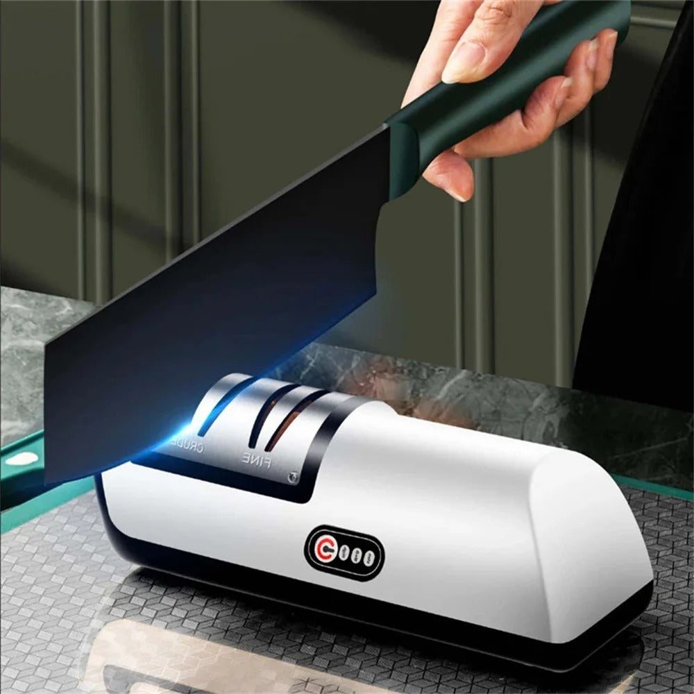 USB Electric Knife Sharpener .