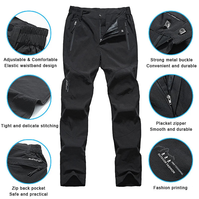 Quick Dry Waterproof Hiking Pants .