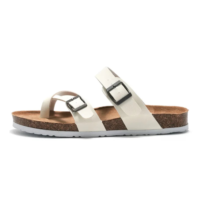 Buckle Strap Sandals .