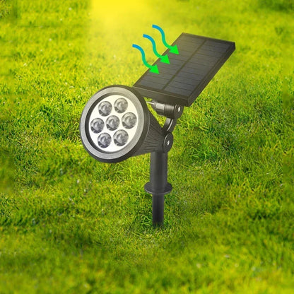 Outdoor LED Solar Spotlights .