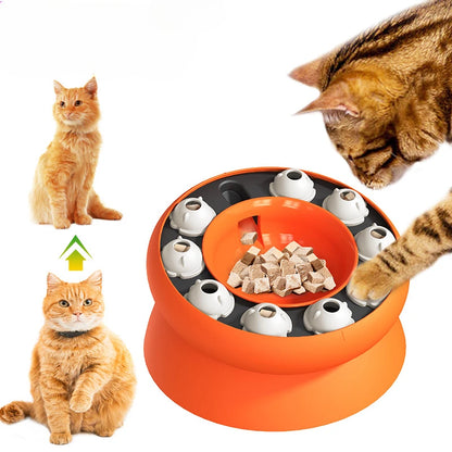 Cat Bowl Puzzle Toy .