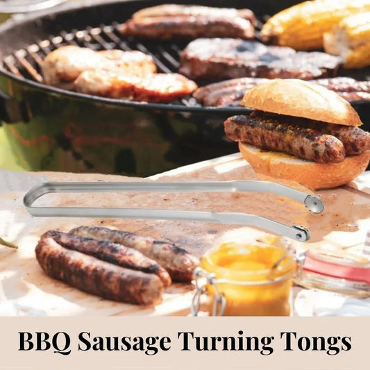 BBQ Sausage Turning Tongs .