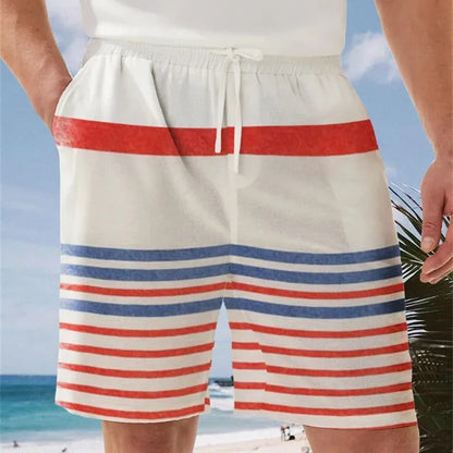 Shorts casuais soltos masculinos