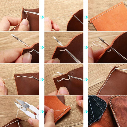 DIY Leather Sewing Kit .