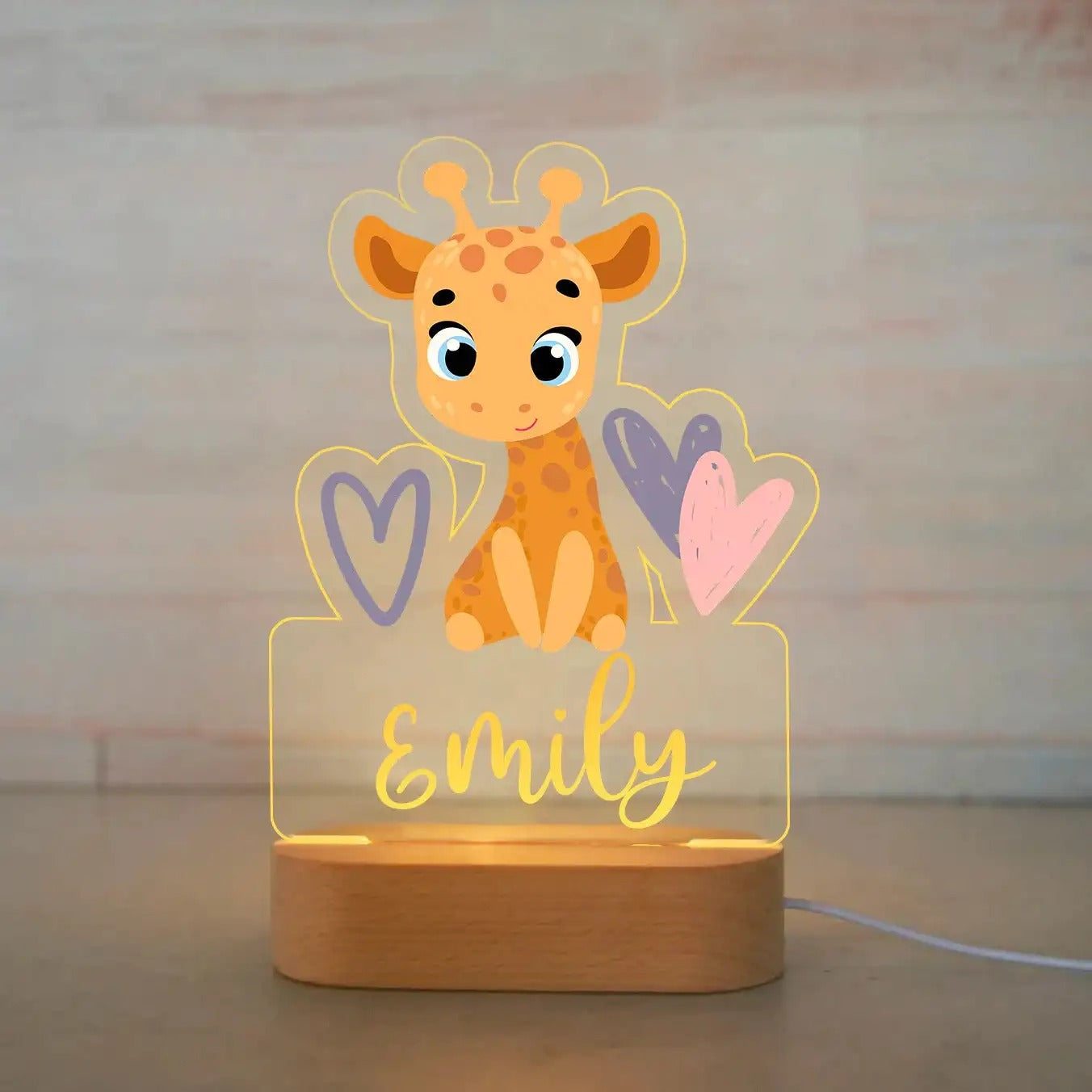 Personalized Baby Night Light .