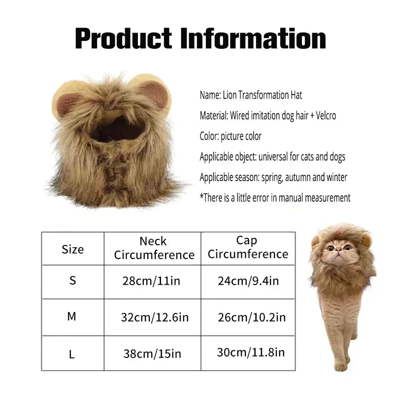 Cat Lion Wig .